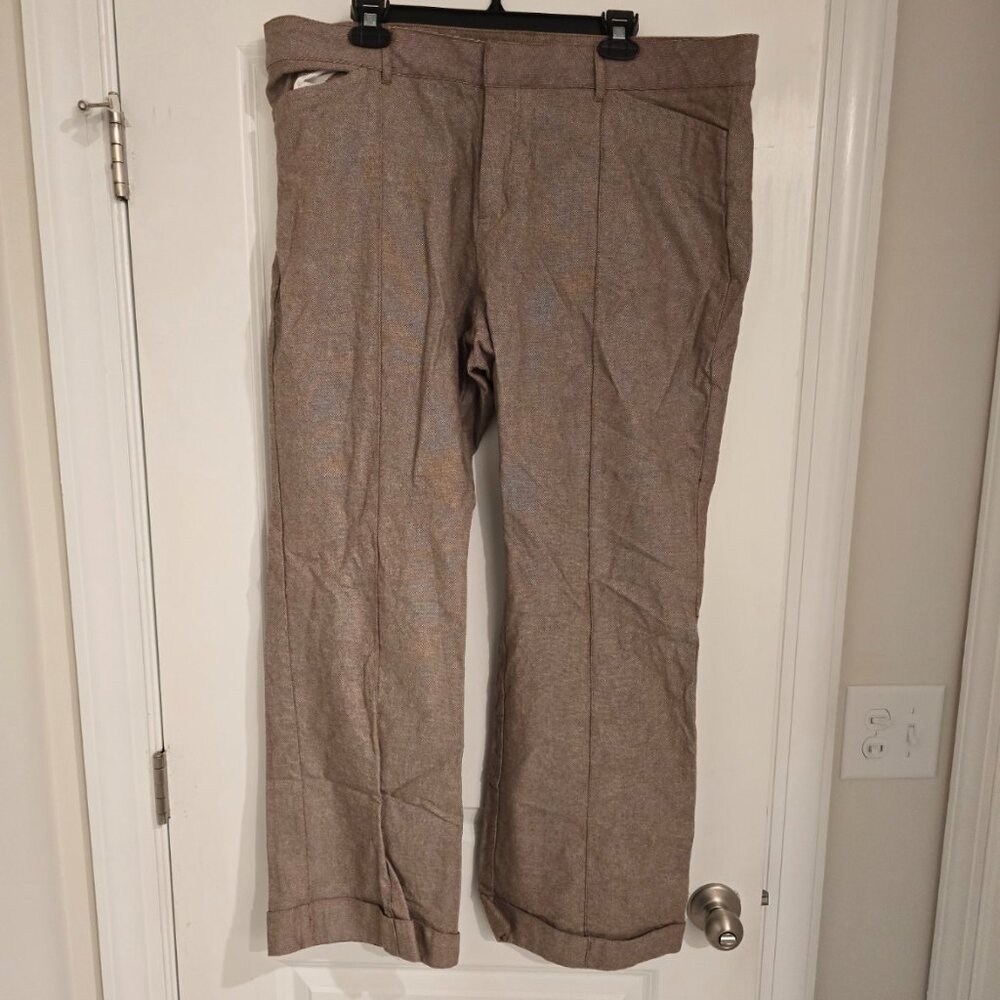 Old Navy Stretch Collection Mauve Low-Rise Slacks